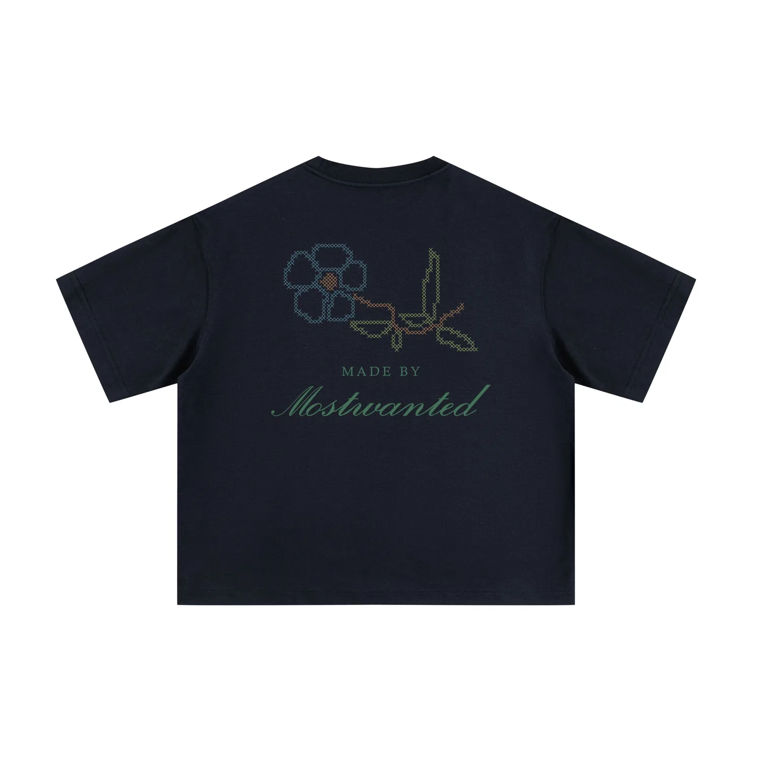 Детская футболка с коротким рукавом MostwantedLab, Navy Blue