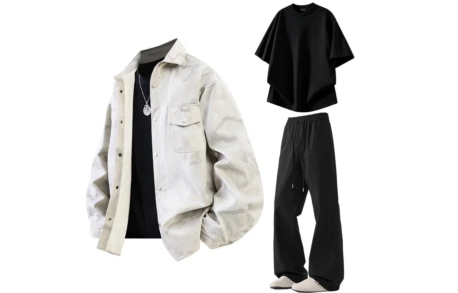 Детский комплект повседневной спортивной одежды с футболкой и брюками Casual Sportswear MIIOW