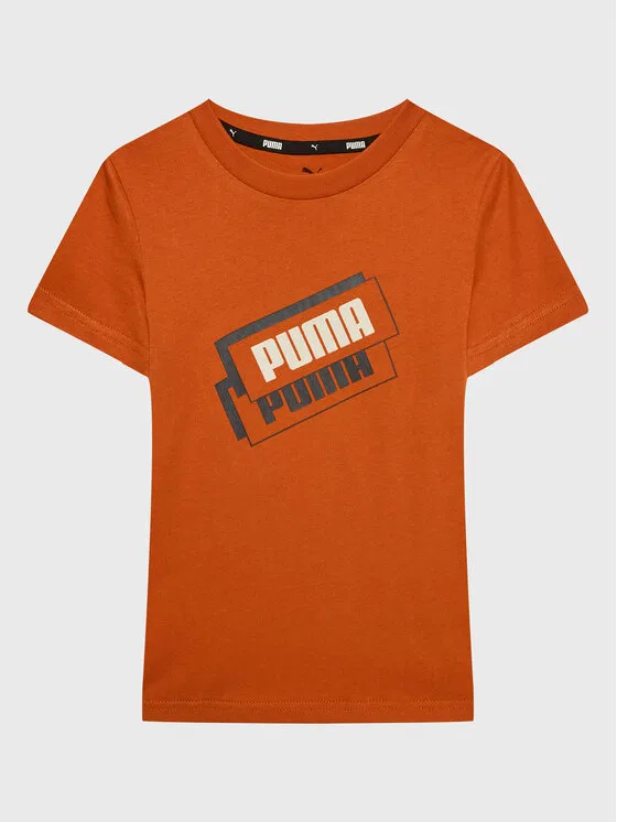 Футболка regular fit Alpha Holiday Puma, оранжевый