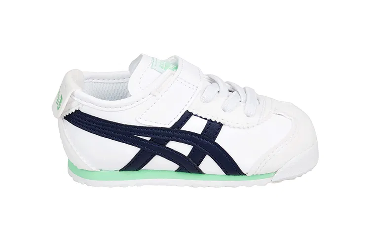 Детские кроссовки для малышей с кожаным и замшевым верхом MEXICO 66 Onitsuka Tiger, Black — фото 2