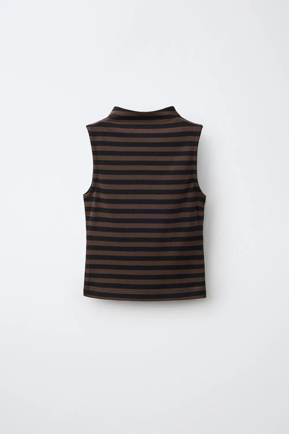 Топ без рукавов из хлопка и модала ZARA, Stripes