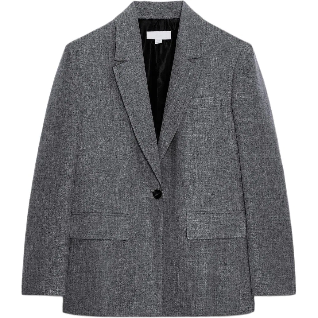 Женский деловой костюм серый ZARA