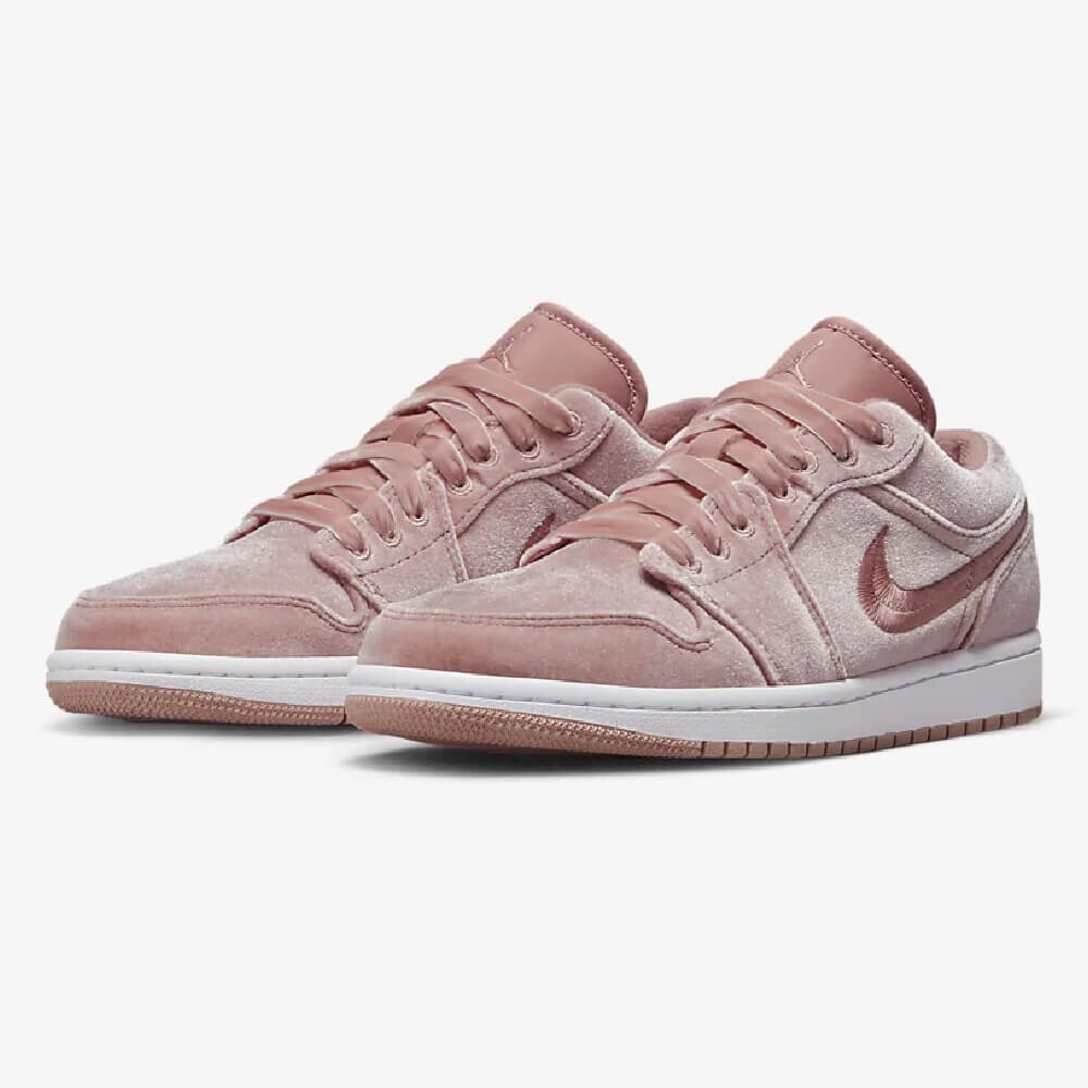 Кроссовки Nike Air Jordan 1 Low SE, розовый/белый (Размер 37 RU) — фото 3