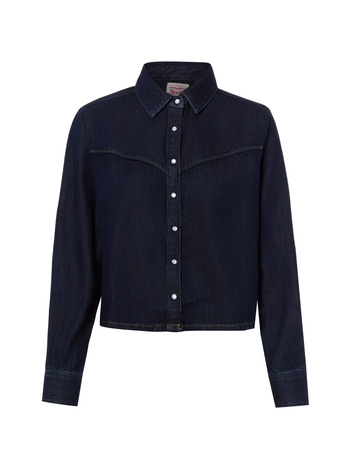 Женская джинсовая блуза с западной кокеткой Levi's, Blue