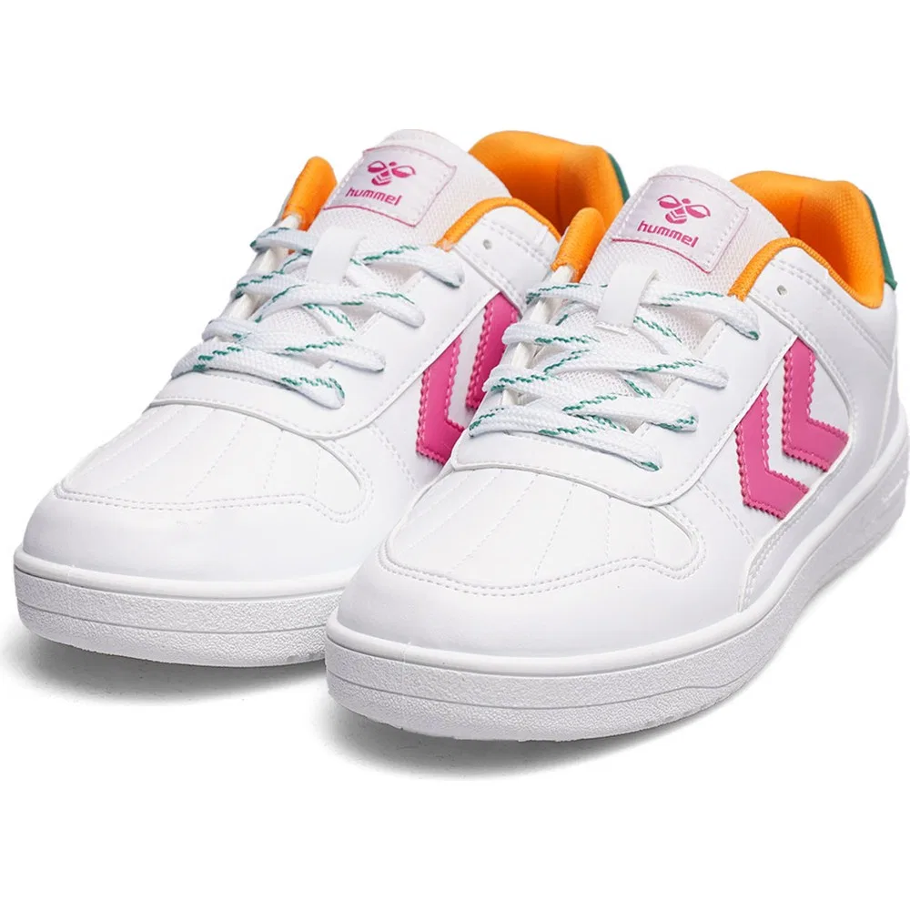 Детские спортивные кроссовки на шнуровке Court 1990 Hummel — фото 3