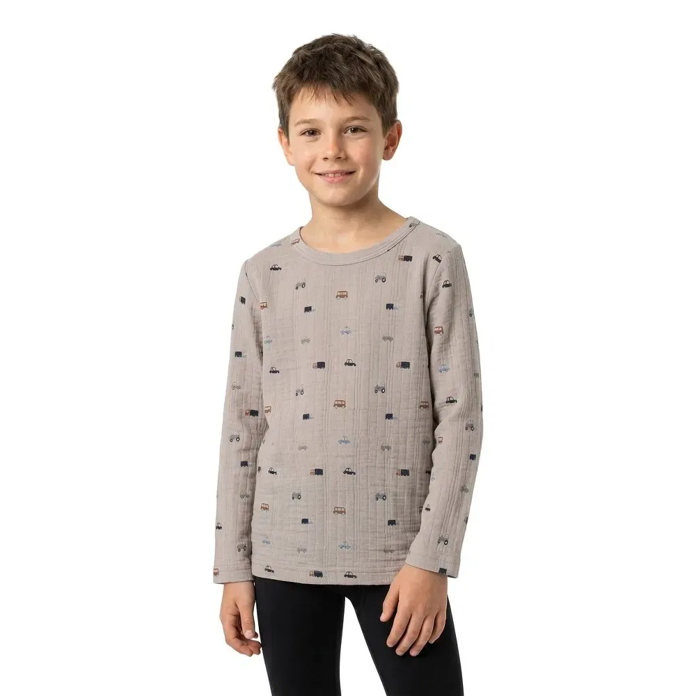 Футболка с длинным рукавом Wang Needle Mini Name It, бежевый — фото 2