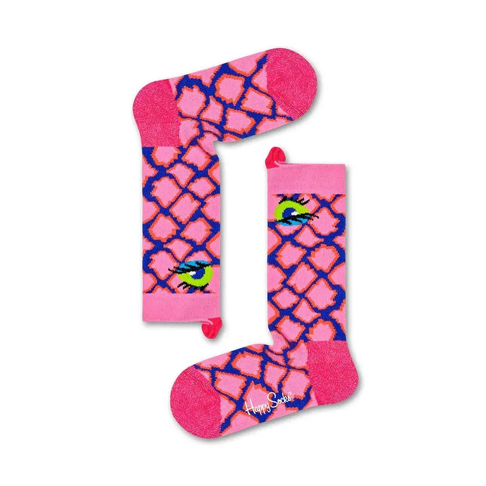 Носки гольф Snake Happy Socks, розовый