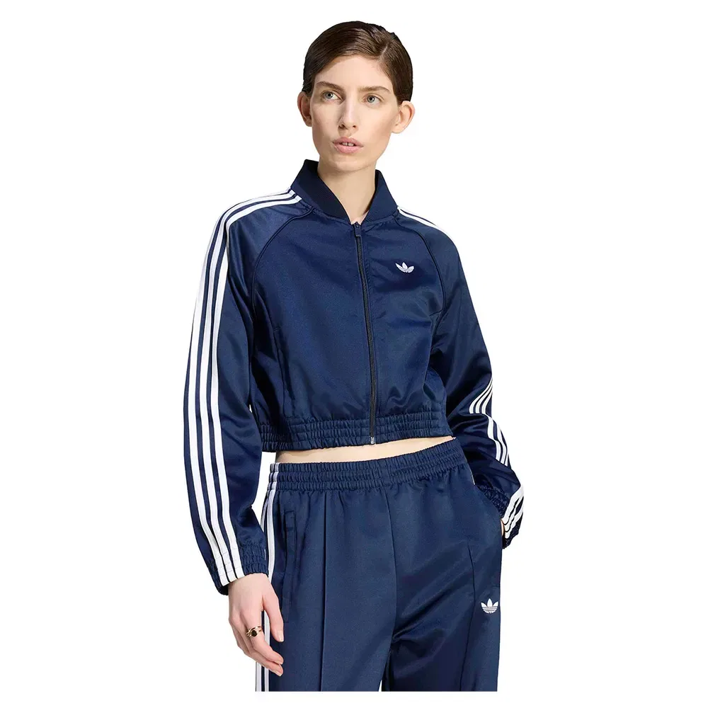 Женский свитшот с молнией Satin SST Adidas Originals, Blue