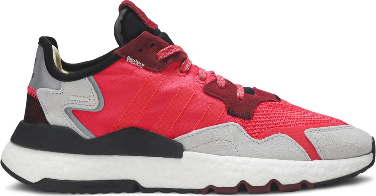 Кроссовки Adidas Nite Jogger 'Shock Red', красный - фото