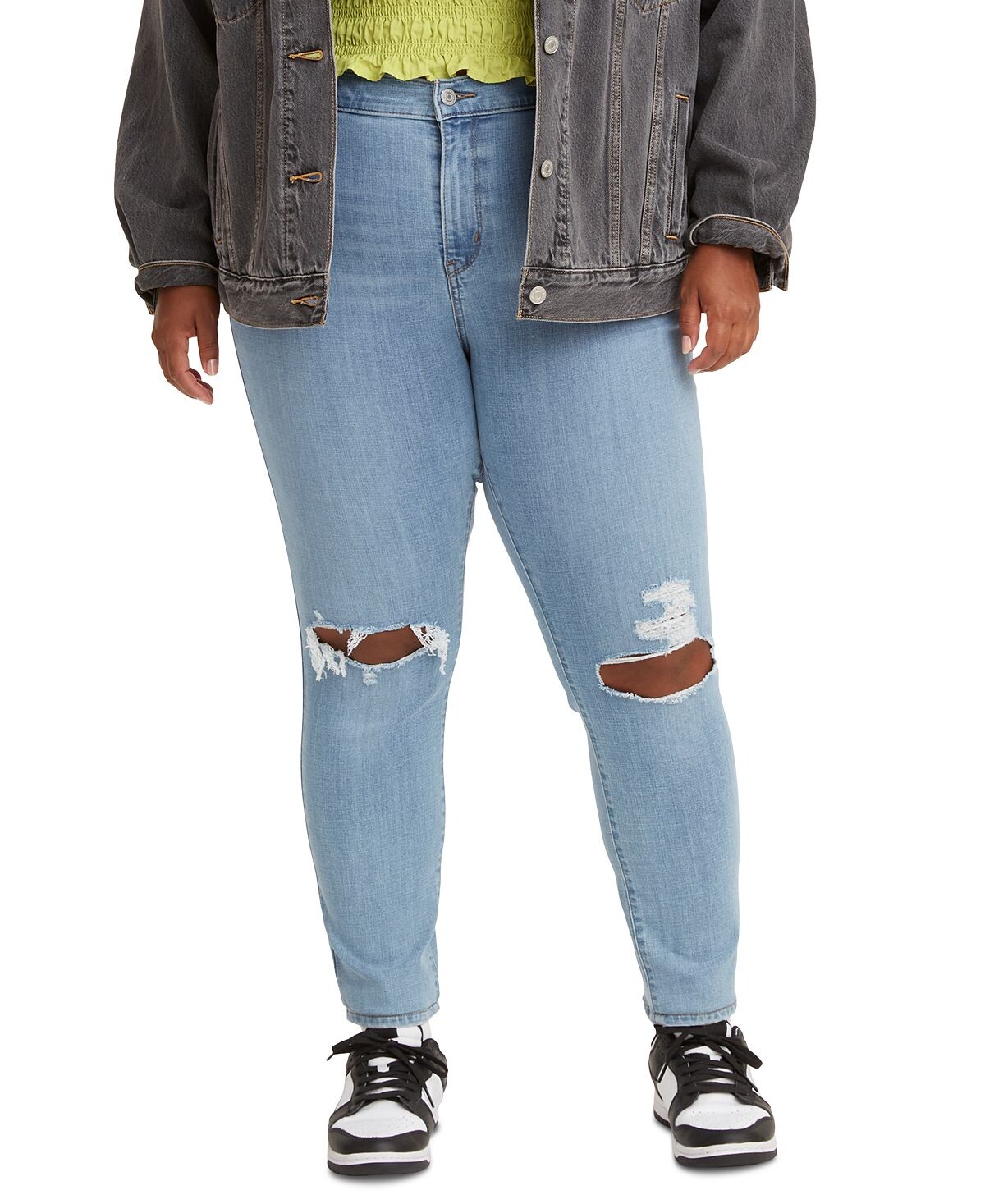

Джинсы-скинни trendy plus size 721 с высокой посадкой Levi's, мульти