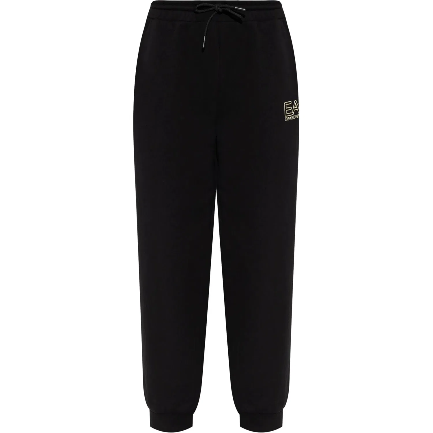 Женские трикотажные спортивные брюки EA7 SS25 Knitted Sweatpants, EMPORIO ARMANI, Black