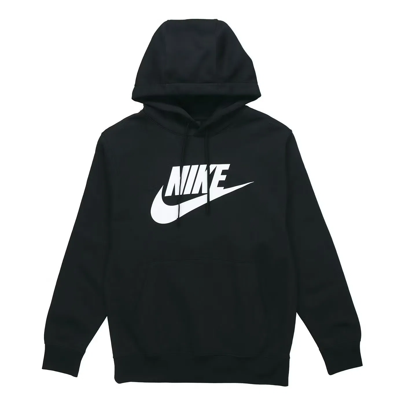 Худи с принтом Nike Club Fleece, черный