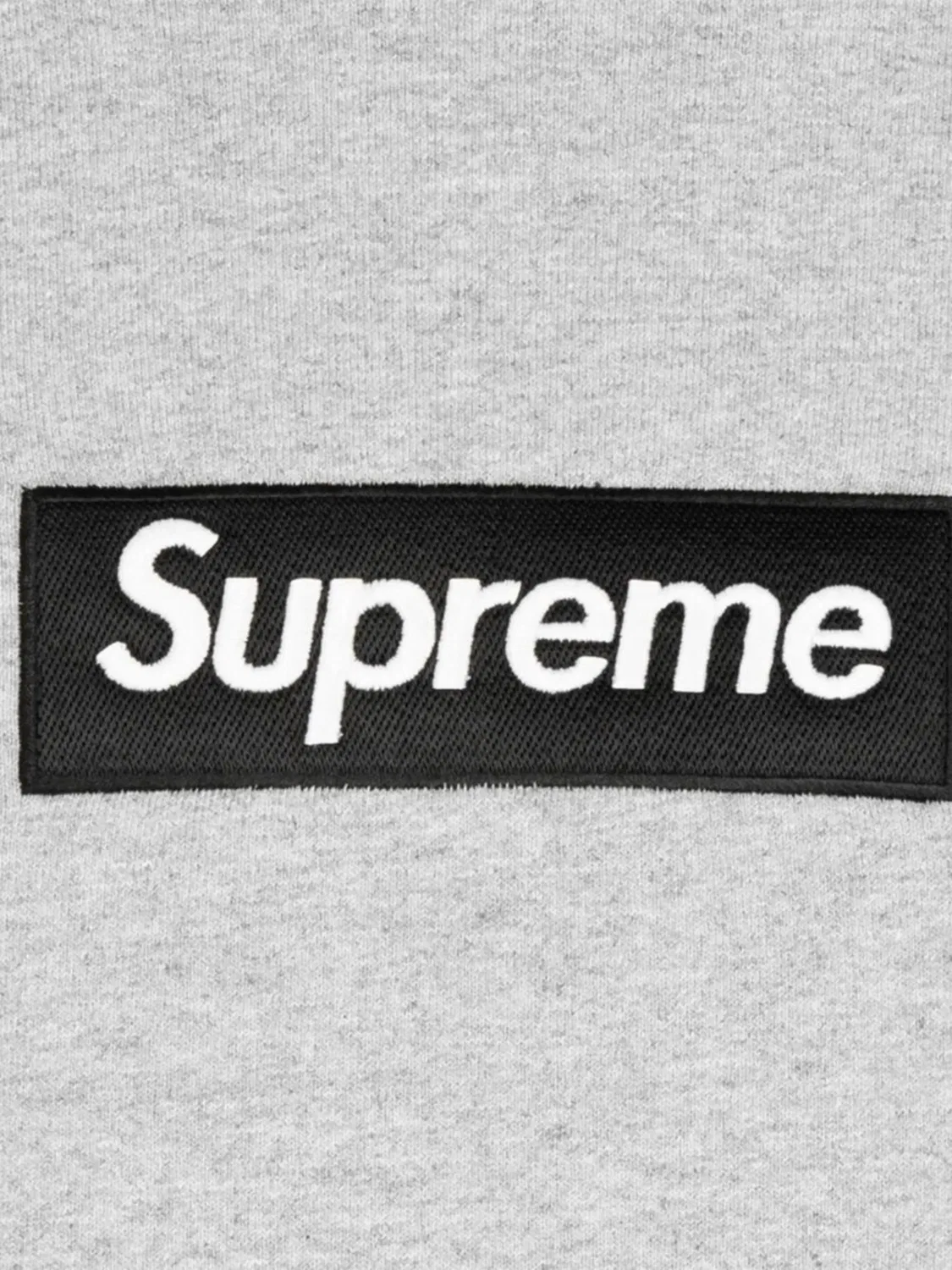 Supreme Свитшот Box Logo серый — фото 2