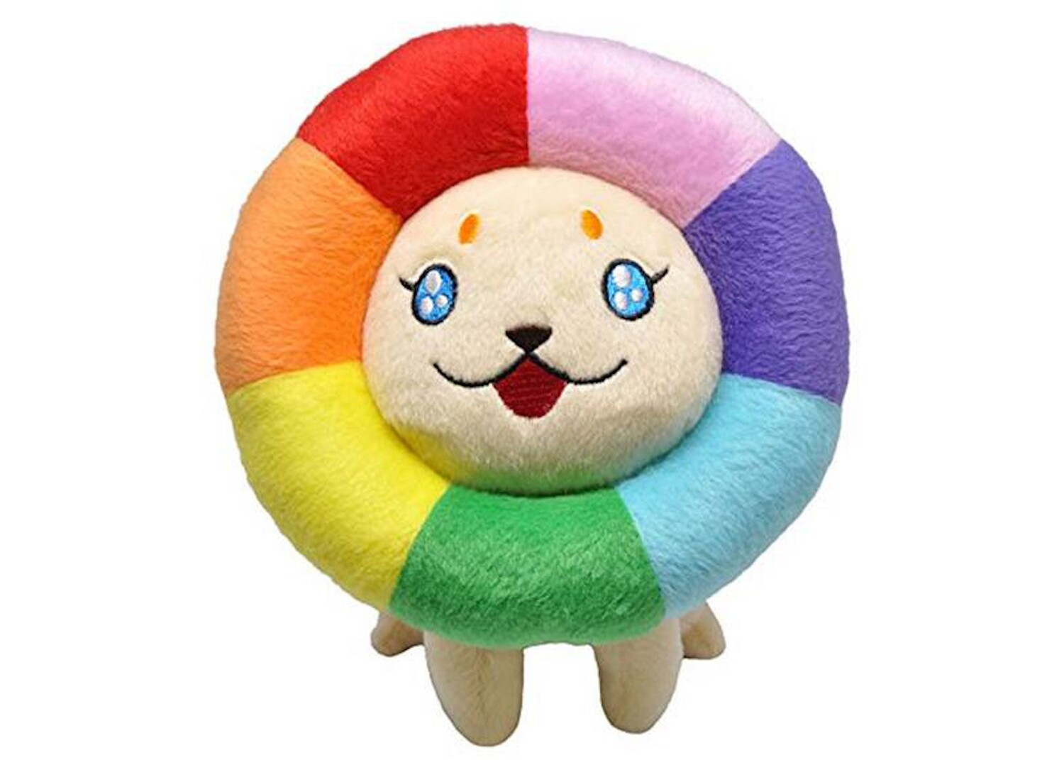 

Мягкая плюшевая фигурка Takashi Murakami Yume Lion, мультиколор