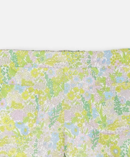 Детские шорты с принтом Liberty Pre Catelan jacadi, Green — фото 3