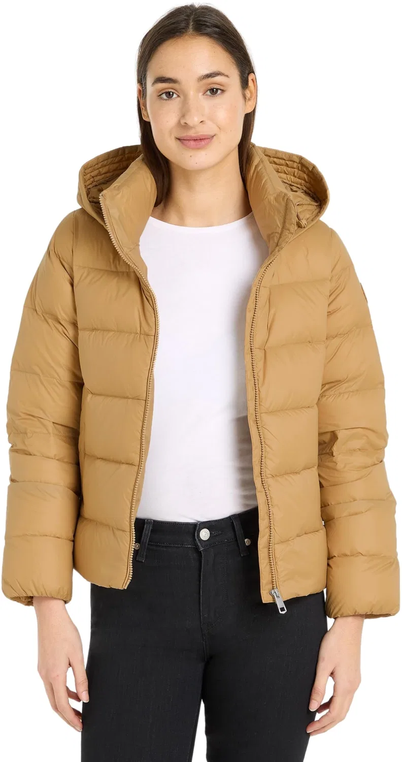 Женская куртка с капюшоном и утеплителем Tommy Hilfiger, Khaki (Classic Khaki)