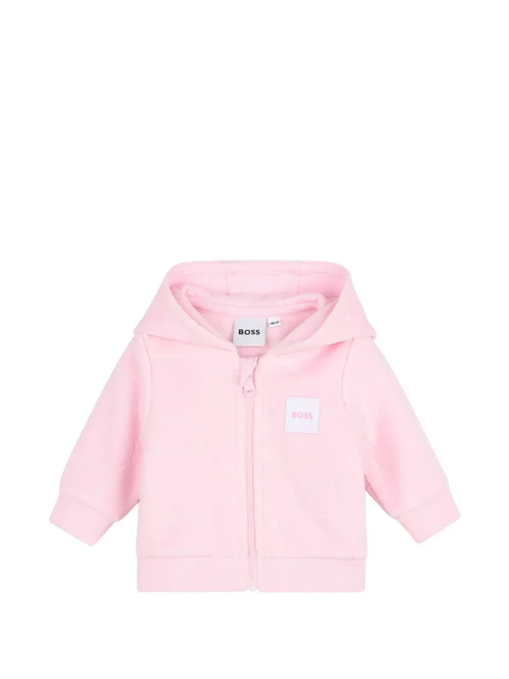 Спортивный костюм с нашивкой-логотипом Boss Kidswear, розовый — фото 3