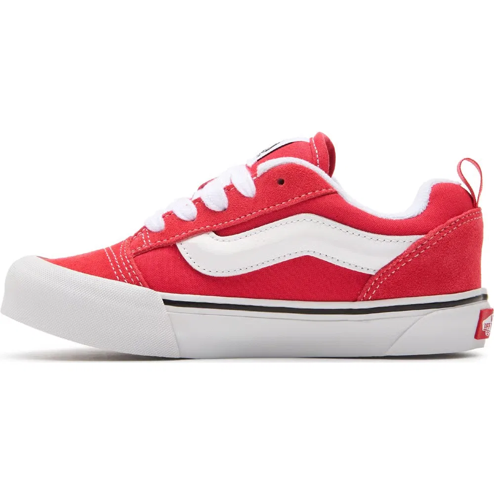 Детские скейтерские кроссовки Knu Skool Vans, Red — фото 3