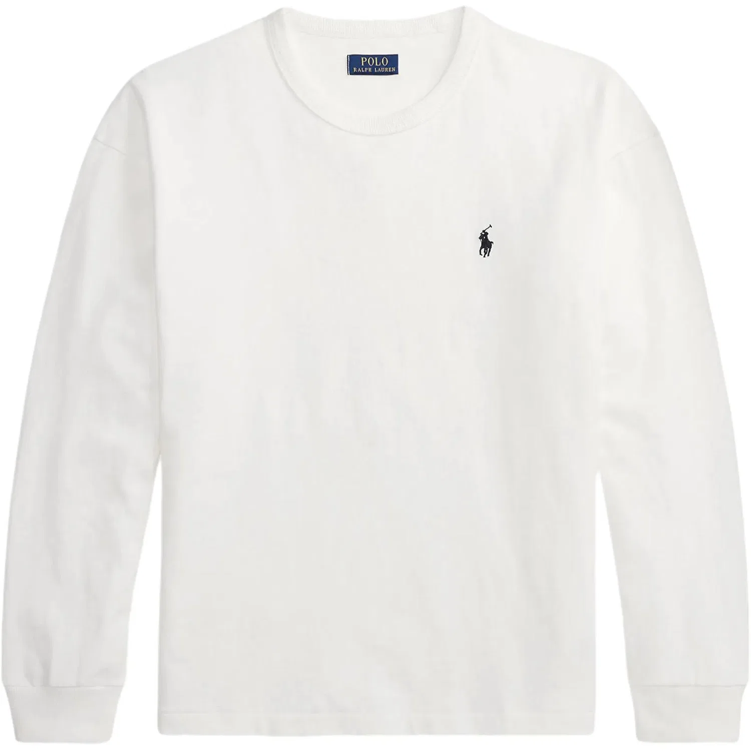 Свитшот с круглым вырезом, свободный крой, Polo Ralph Lauren, White