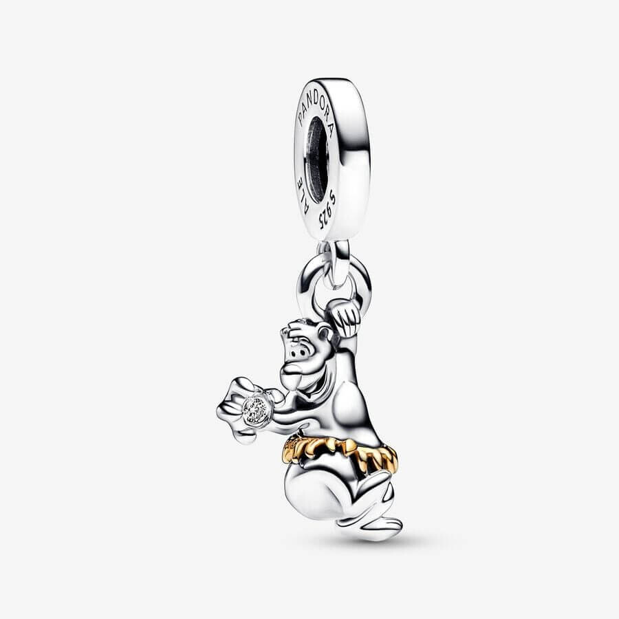 

Шарм-подвеска Pandora x Disney 100th Anniversary Baloo Lab-Grown Diamond, серебро/золото