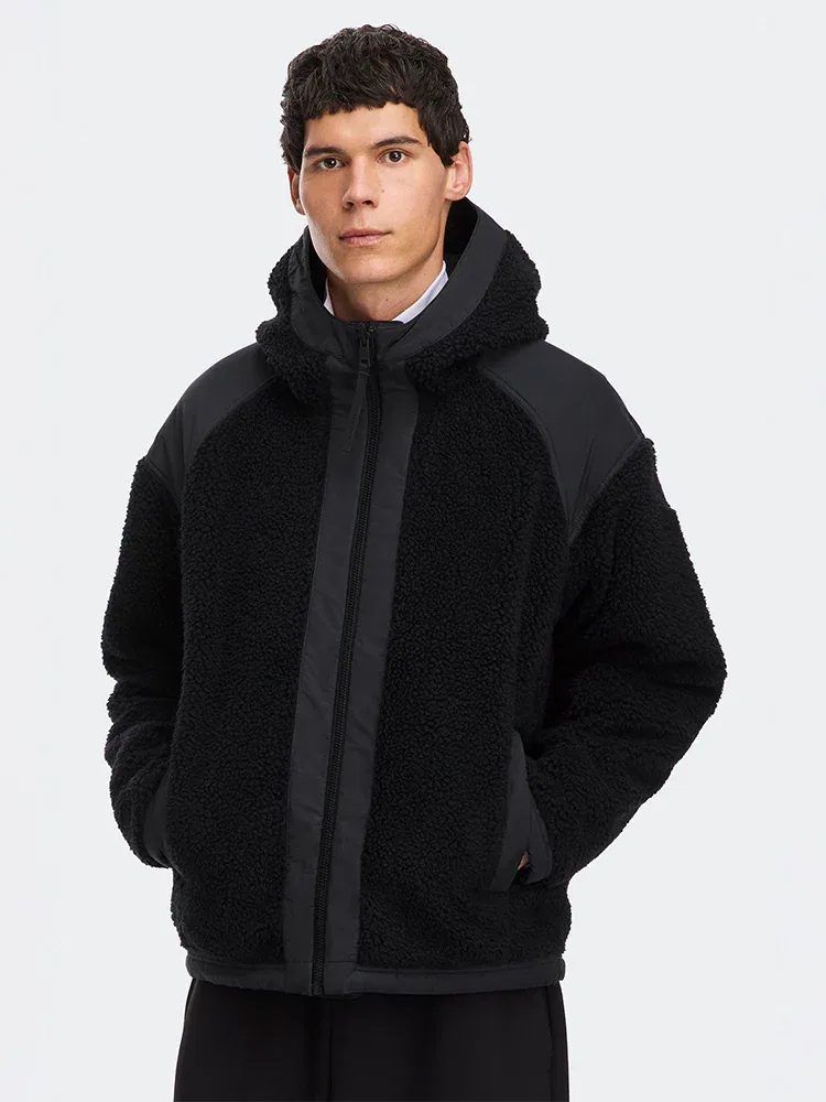 Куртка утепленная реверсивная флисовая бомбер, модель Alberny CANADA GOOSE, Black — фото 2