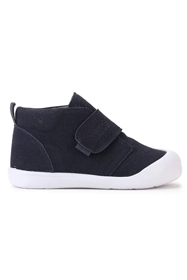 Детские ботинки для мальчиков с липучкой Winnie First Step Kiko Kids, Navy Blue — фото 4