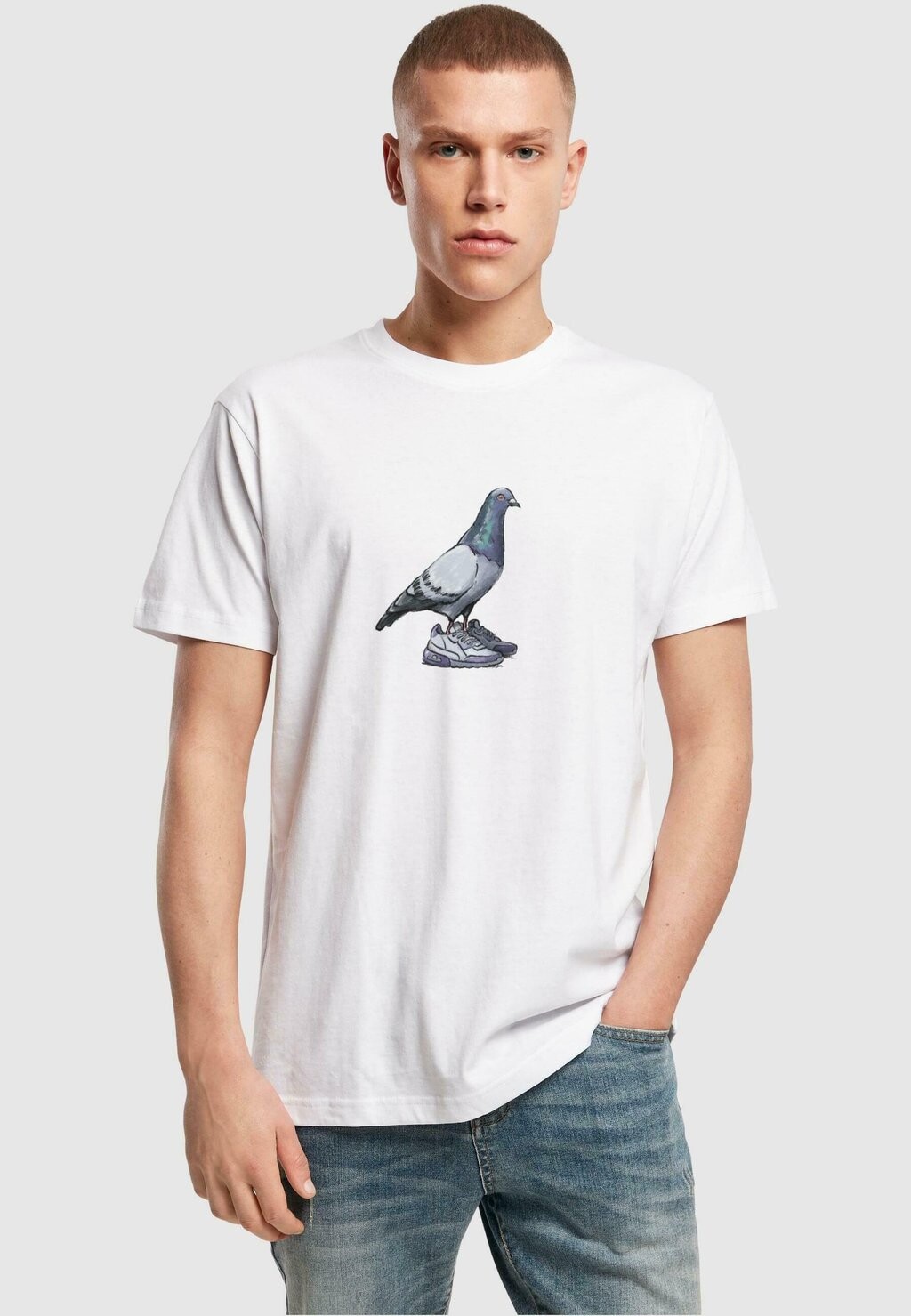 

Футболка с принтом DOVE Mister Tee, цвет white