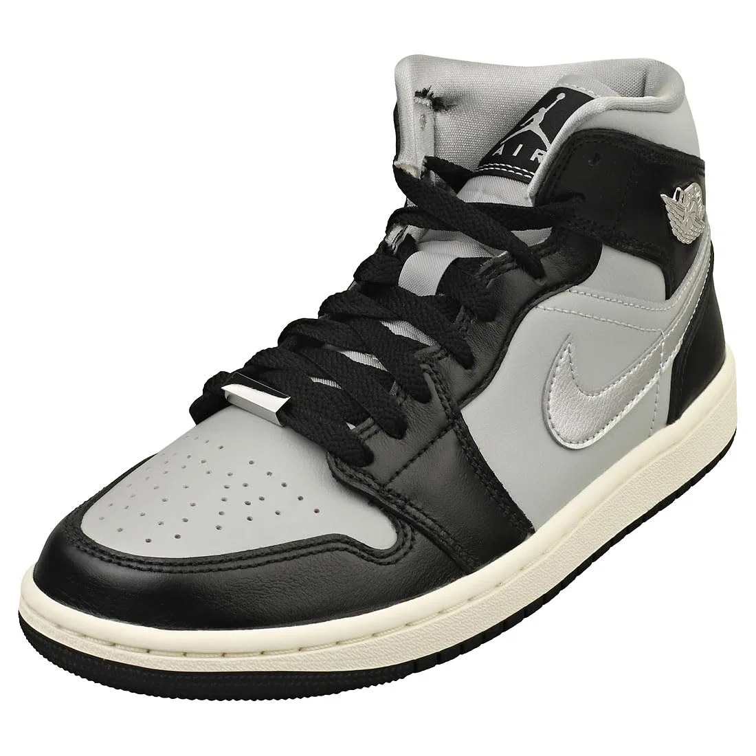 Мужская футболка с длинным рукавом NIKE M NSW Club Tee NIKE, Black Smoke Grey Light Sail Metallic Silver