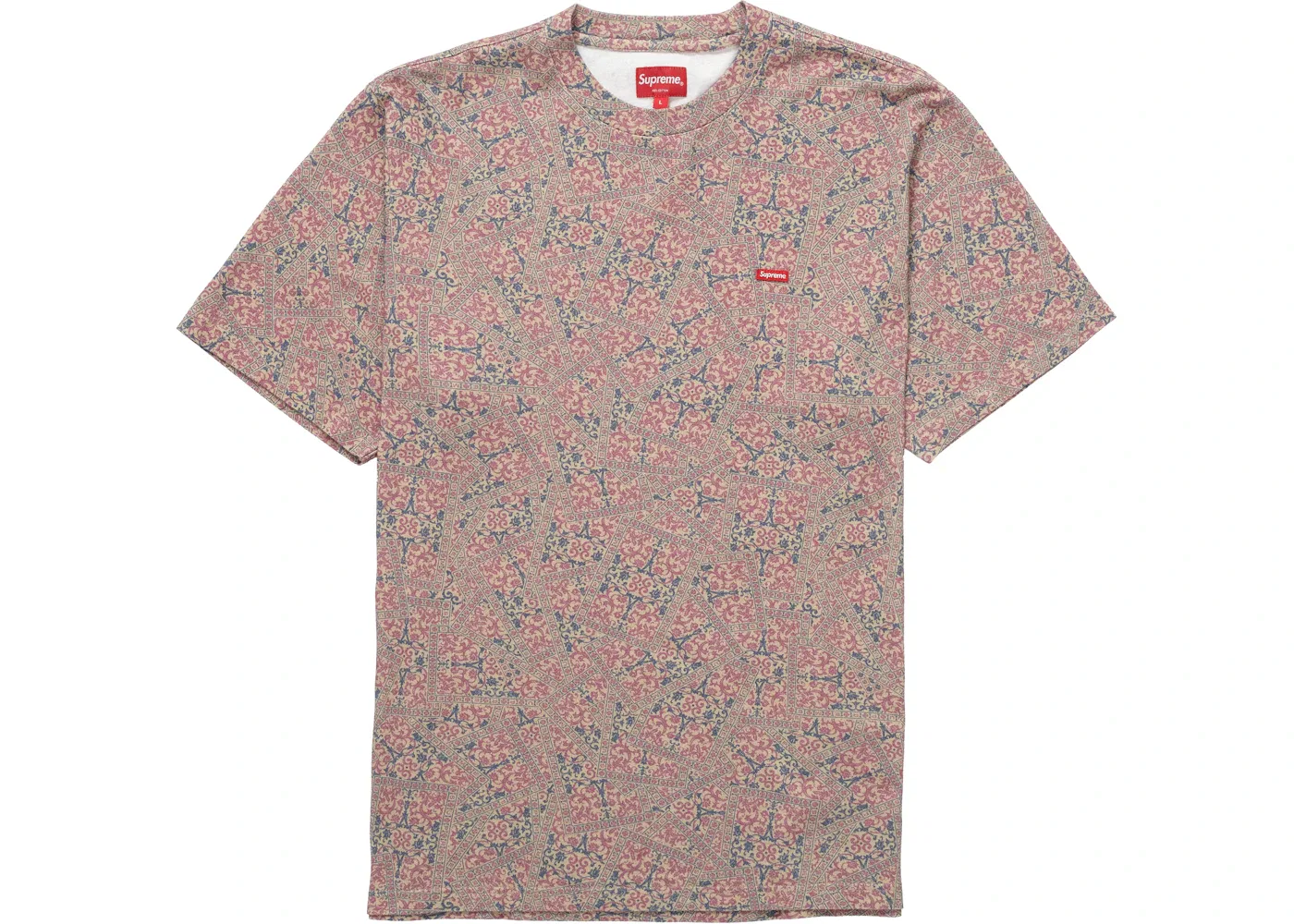 Мужская футболка Supreme Tee (FW21), Khaki Floral Cards