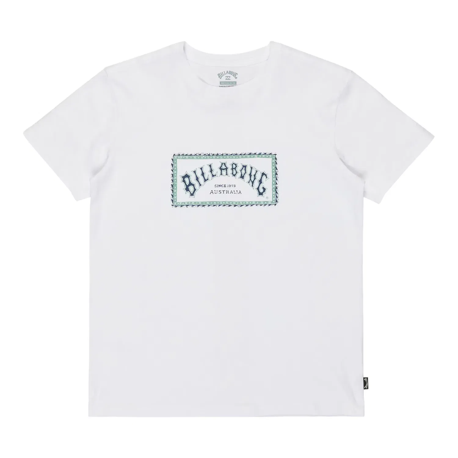 Детская футболка с принтом Arch Frame Billabong, Blanco