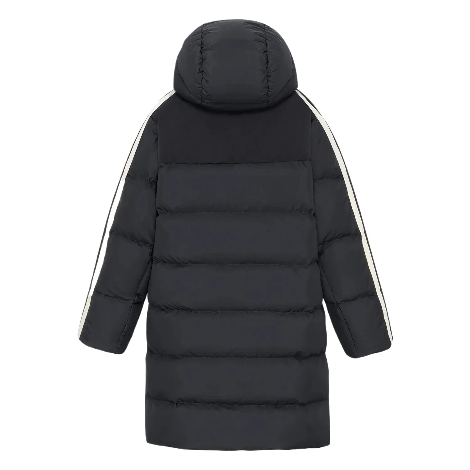 Детская куртка на утеплителе с капюшоном Adidas, Black — фото 3
