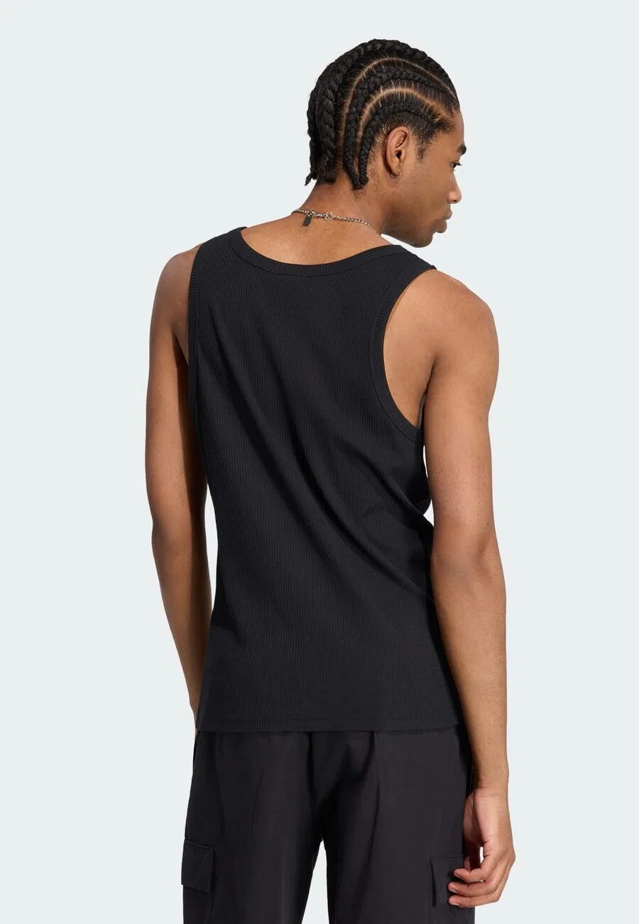 Футболка ADIDAS ORIGINALS 'Trefoil Essentials' черного цвета — фото 3