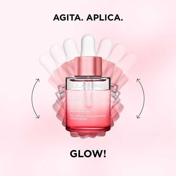 Сыворотка Clarins — Антивозрастная и осветляющая SPF15 Multi-Active Glow Serum, 30 мл — фото 3
