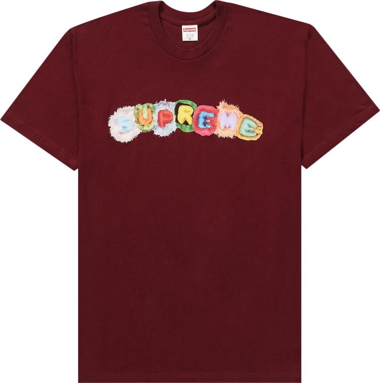 

Футболка Supreme Pillows Tee 'Burgundy', красный