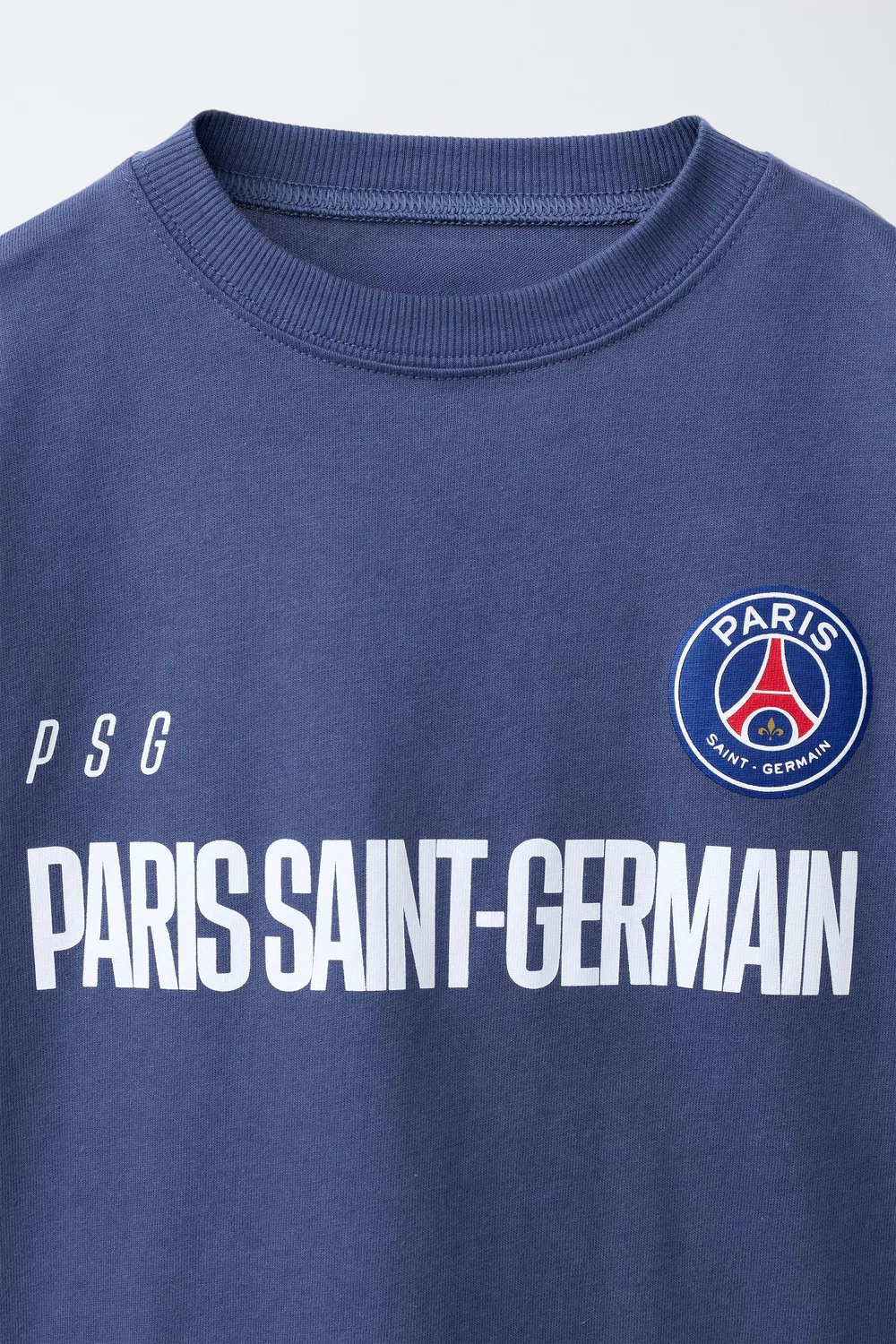 Футболка с принтом PSG ZARA, Blue — фото 3