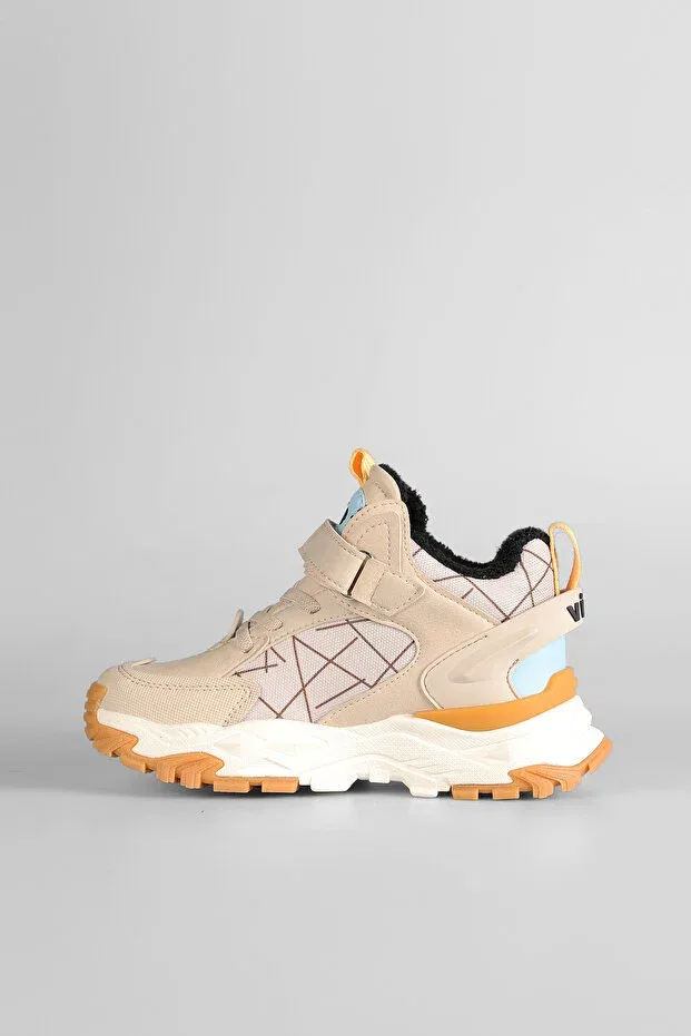 Детские ботинки для девочек на плоском ходу Vicco, Beige