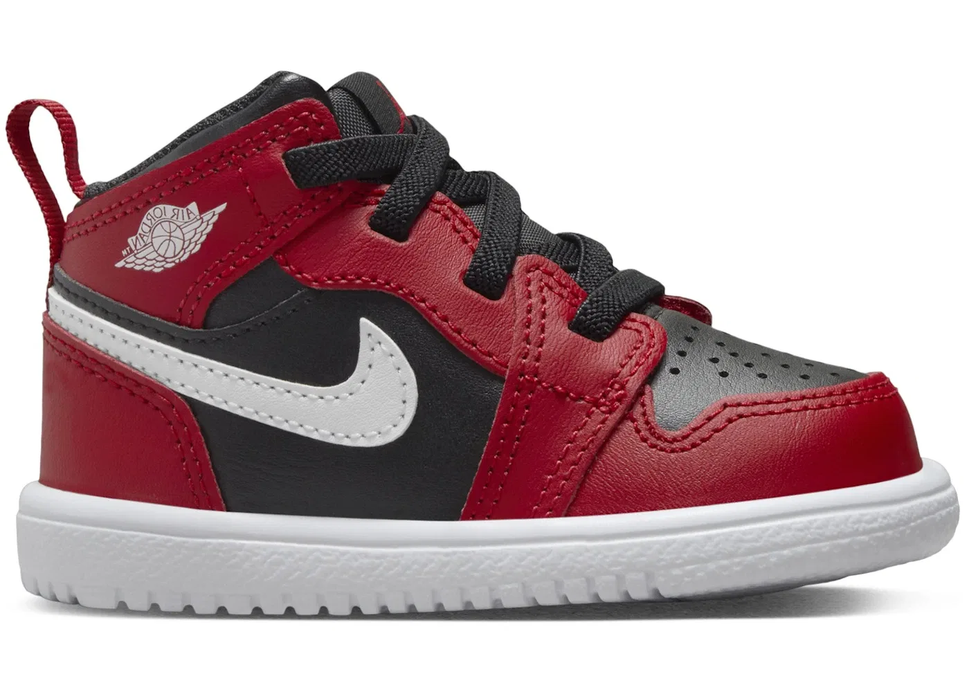 Детские кроссовки Lifestyle с принтом Jordan 1 Mid ALT Jordan, Black Gym Red White