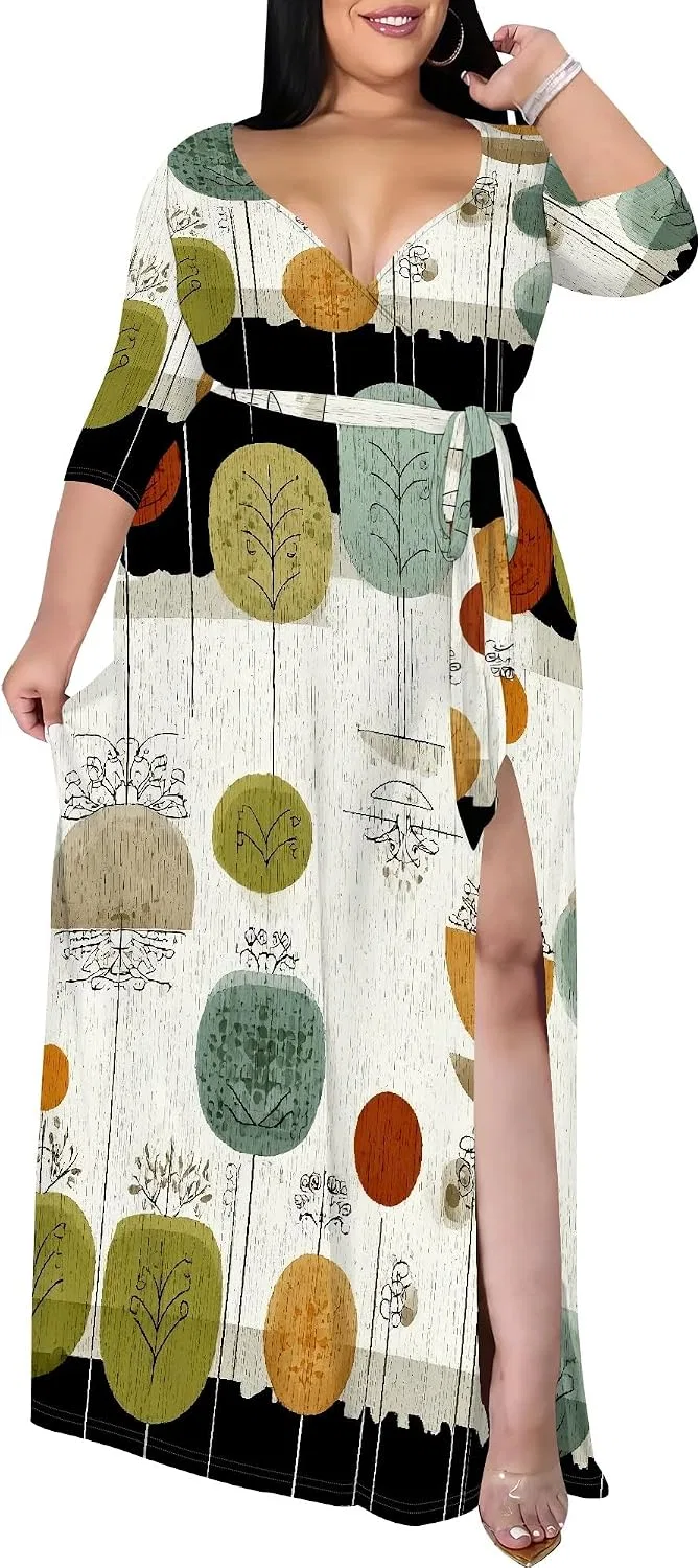 Женское коктейльное платье с принтом Bodycon Maxi, Multicoloured — фото 2