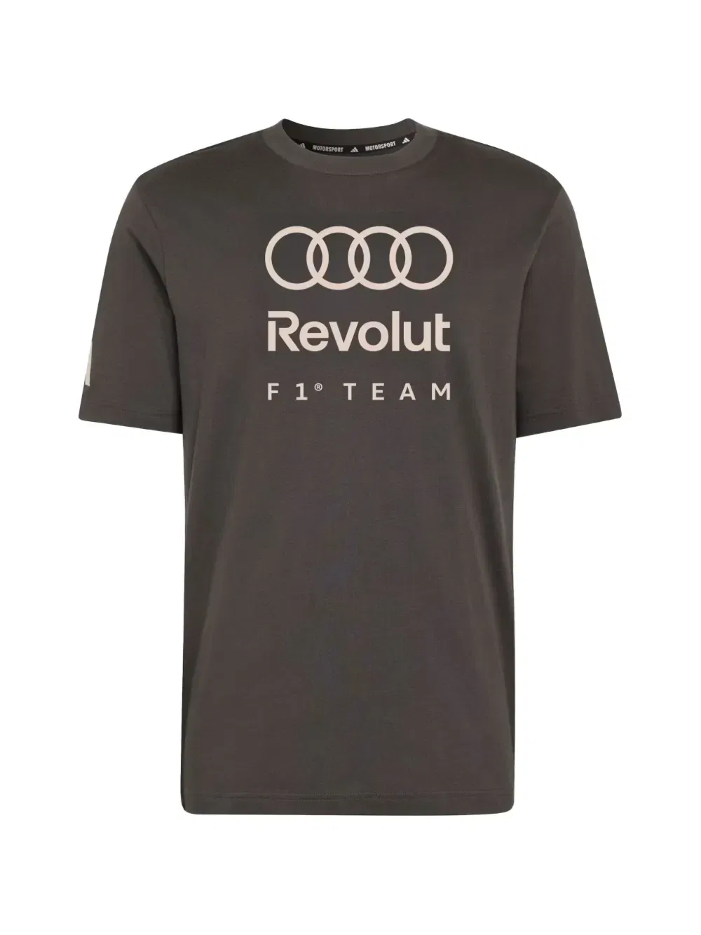 Футболка с графическим принтом Audi Revolut F1 Team DNA Adidas, серый