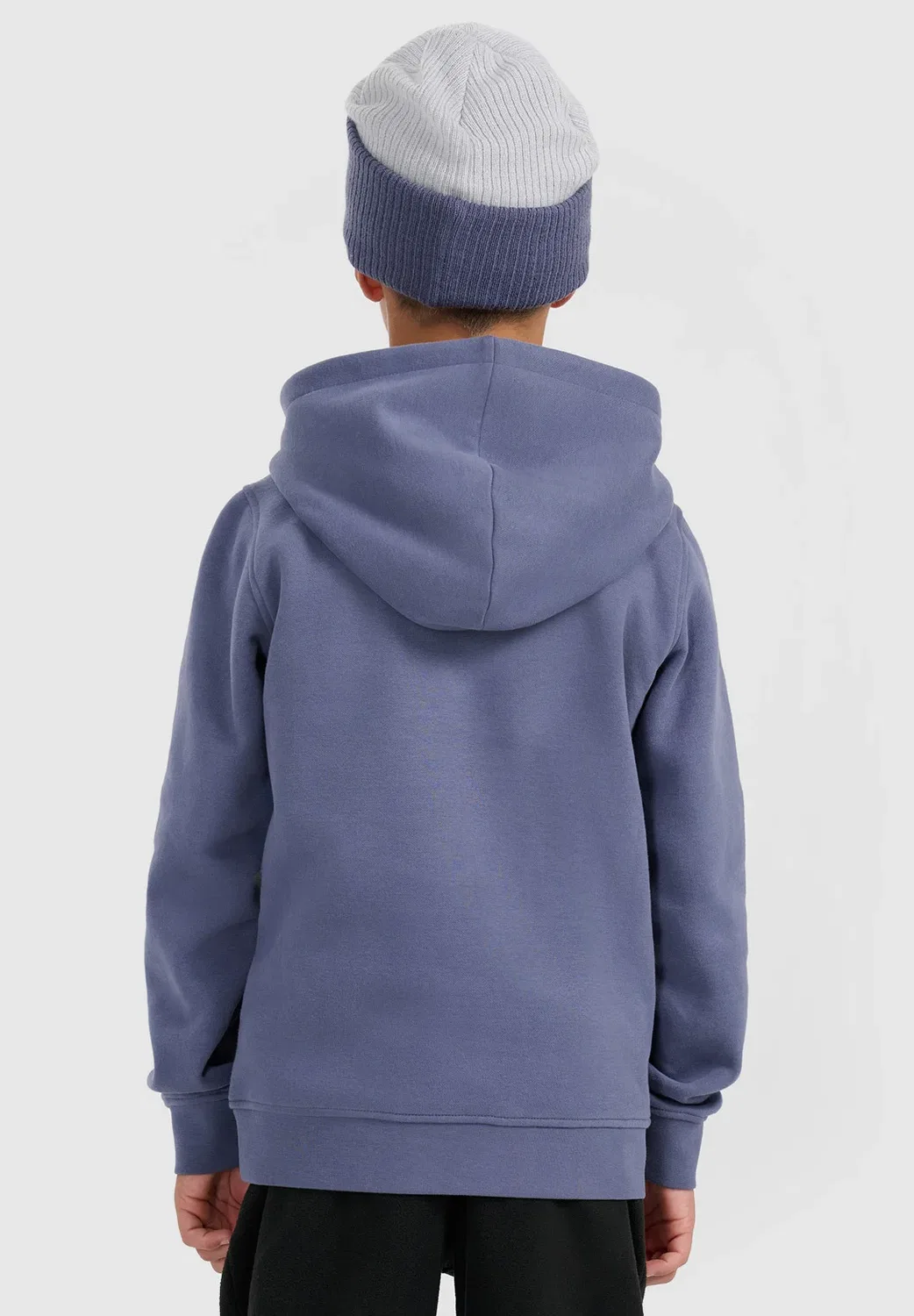 Bluza dresowa nierozpinana z kapturem chłopięca - толстовка с капюшоном 4F, Denim — фото 3