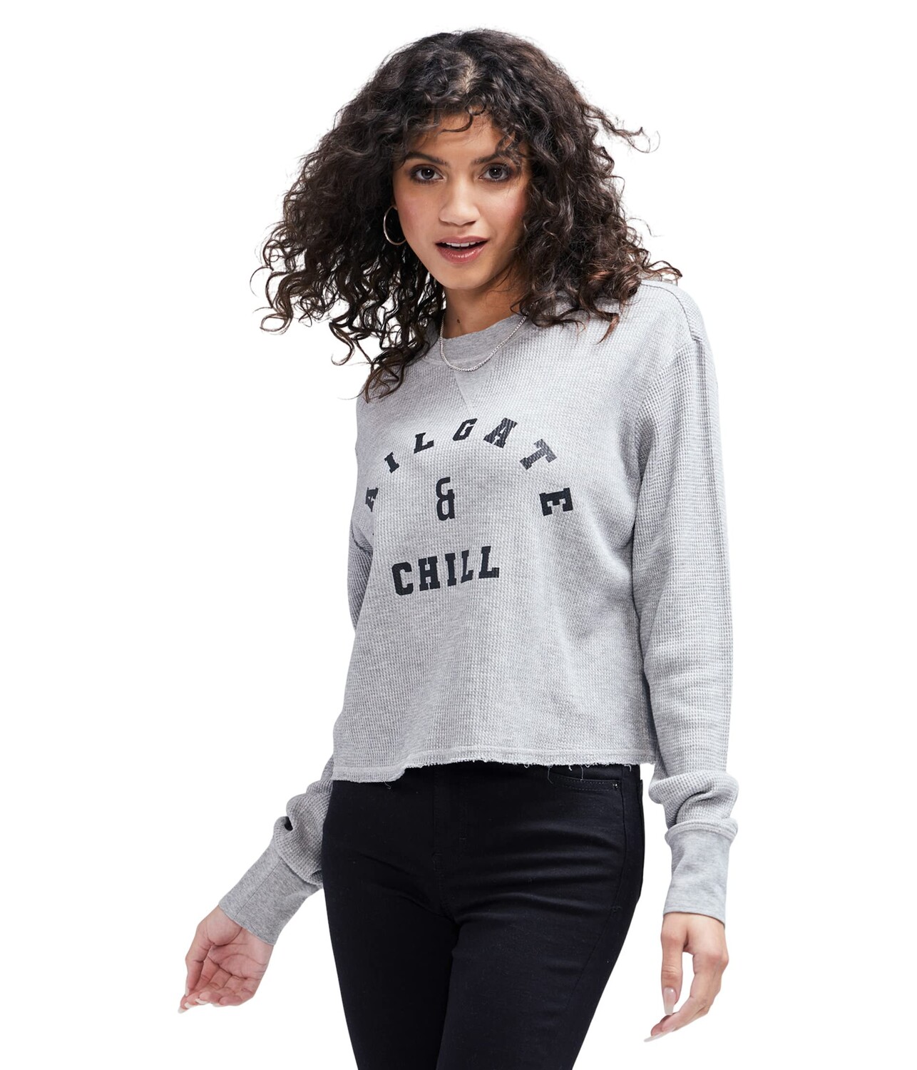 

Пуловер Wildfox, Tailgate & Chill Sweatshirt, Серый, Пуловер Wildfox, Tailgate & Chill Sweatshirt