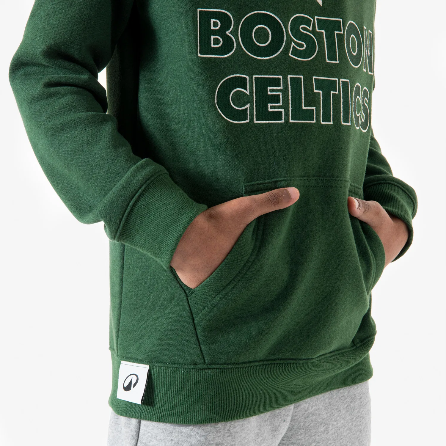 Детский худи с принтом Boston Celtics Tarmak, Waldgrun Ultraweiß — фото 3