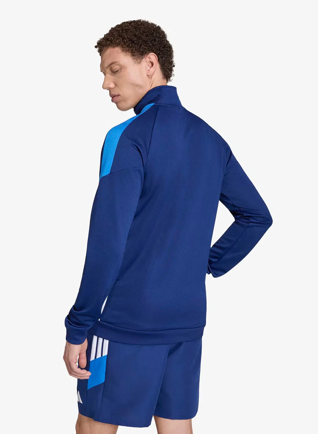 Комплект спортивный из двойного трикотажа Tiro 26 Essentials Adidas, темно-синий — фото 2