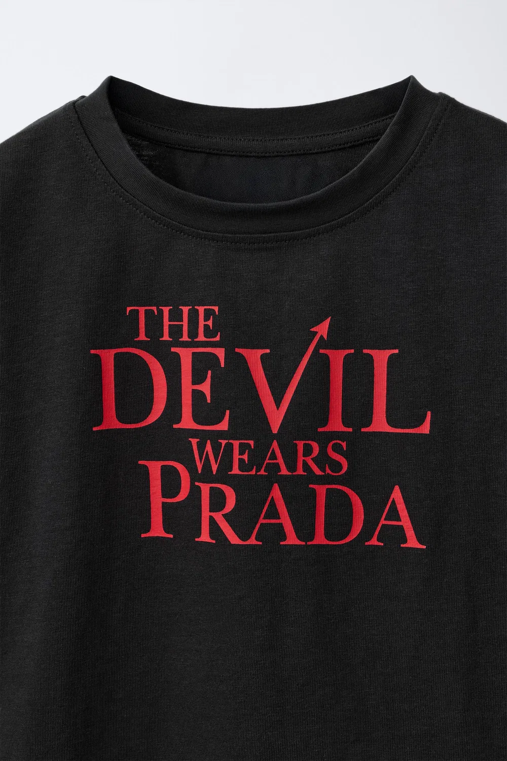 Футболка "Дьявол носит Prada" Disney ZARA, Black — фото 3