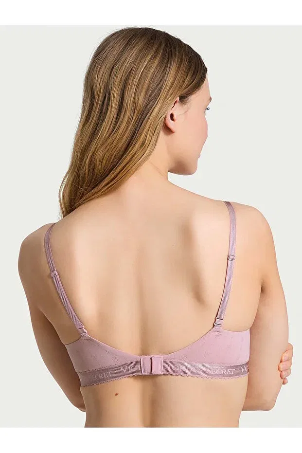 Женский бюстгальтер без косточек с логотипом Victoria'S Secret, Violet — фото 2