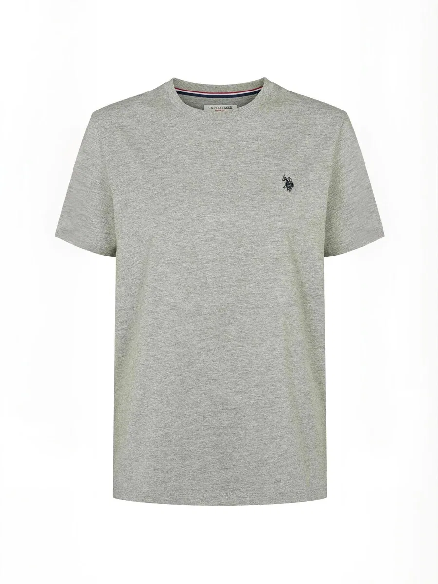 Топ 'UWLeika' серого цвета с пятнистым рисунком U.S. POLO ASSN.