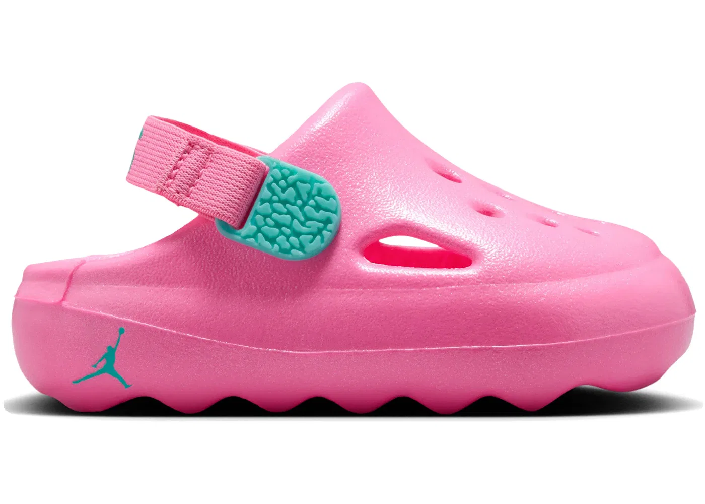 Детские сланцы с дизайном Jordan Hydrip Jordan, Pink Glow/Hyper Orange/Light Aqua