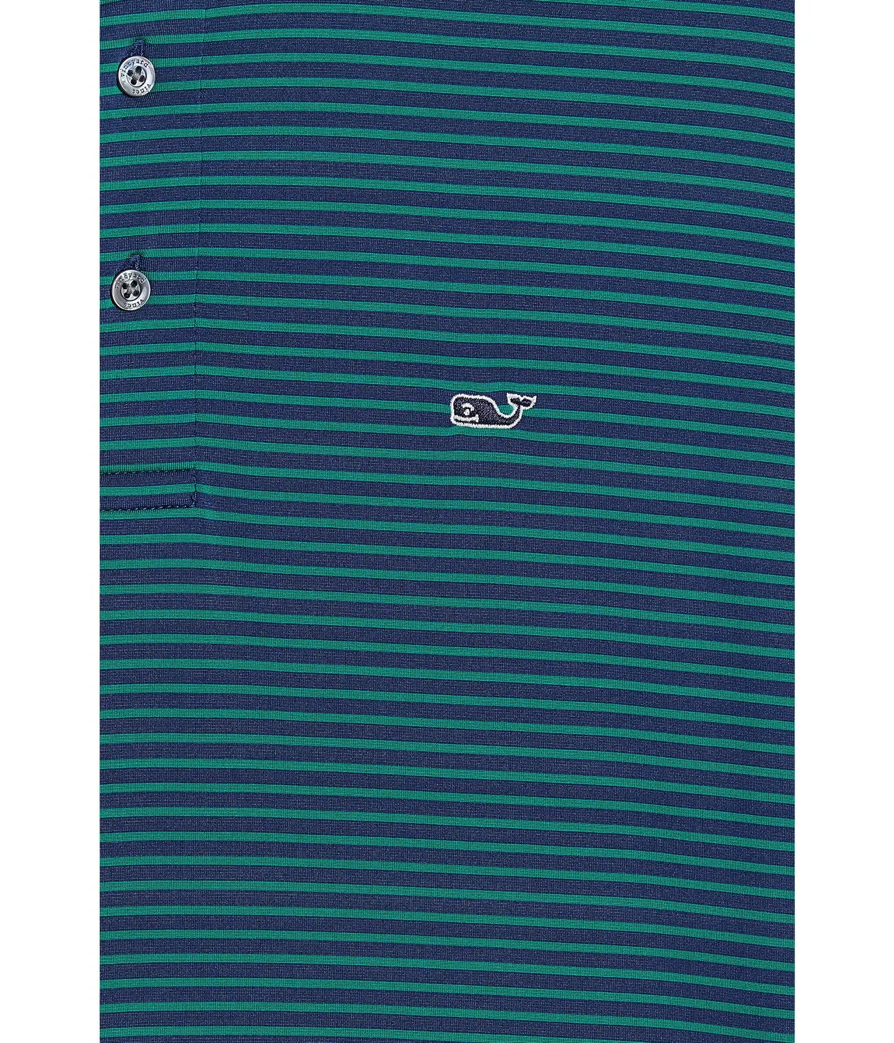 Поло Bradley Stripe Sankaty Polo (для больших детей) Vineyard Vines Kids, Offshore Green — фото 3