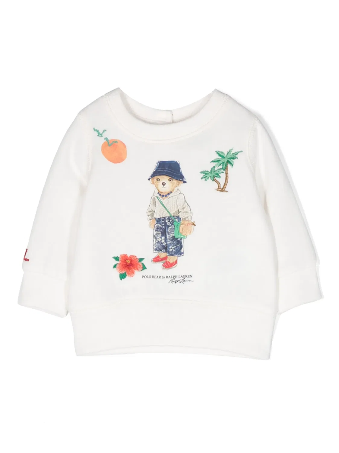 Свитшот с мотивом Поло Медведя Polo Ralph Lauren, белый