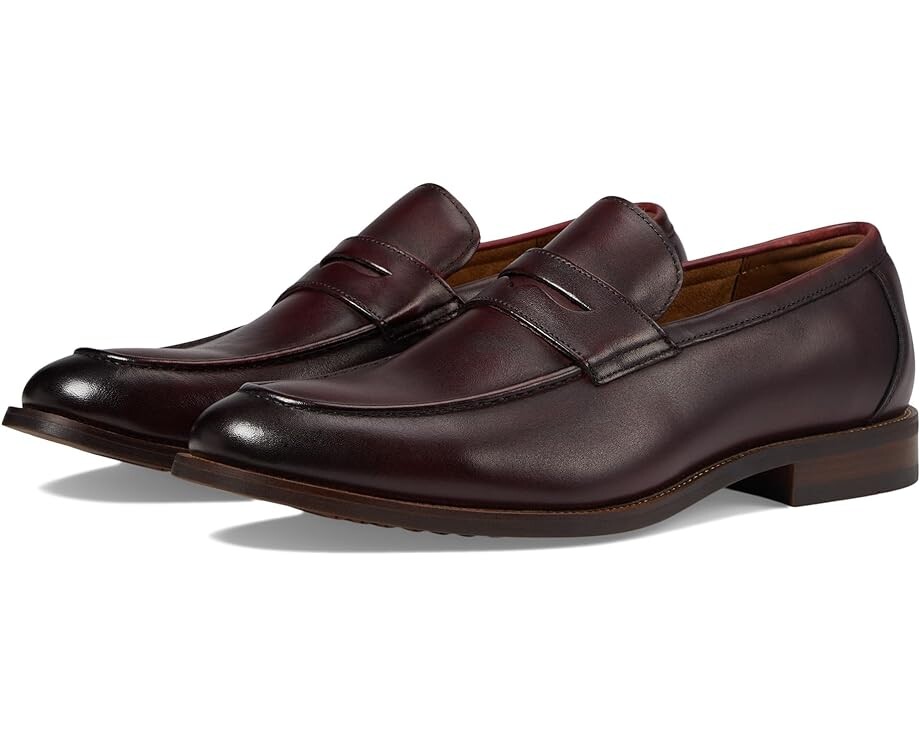 

Оксфорды Florsheim Rucci Moc Toe Penny Loafer, бордовый